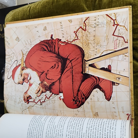 The Saturday Evening Post Christmas Book Illustrations by Norman Rockwell 1976 - Picture 9 of 16